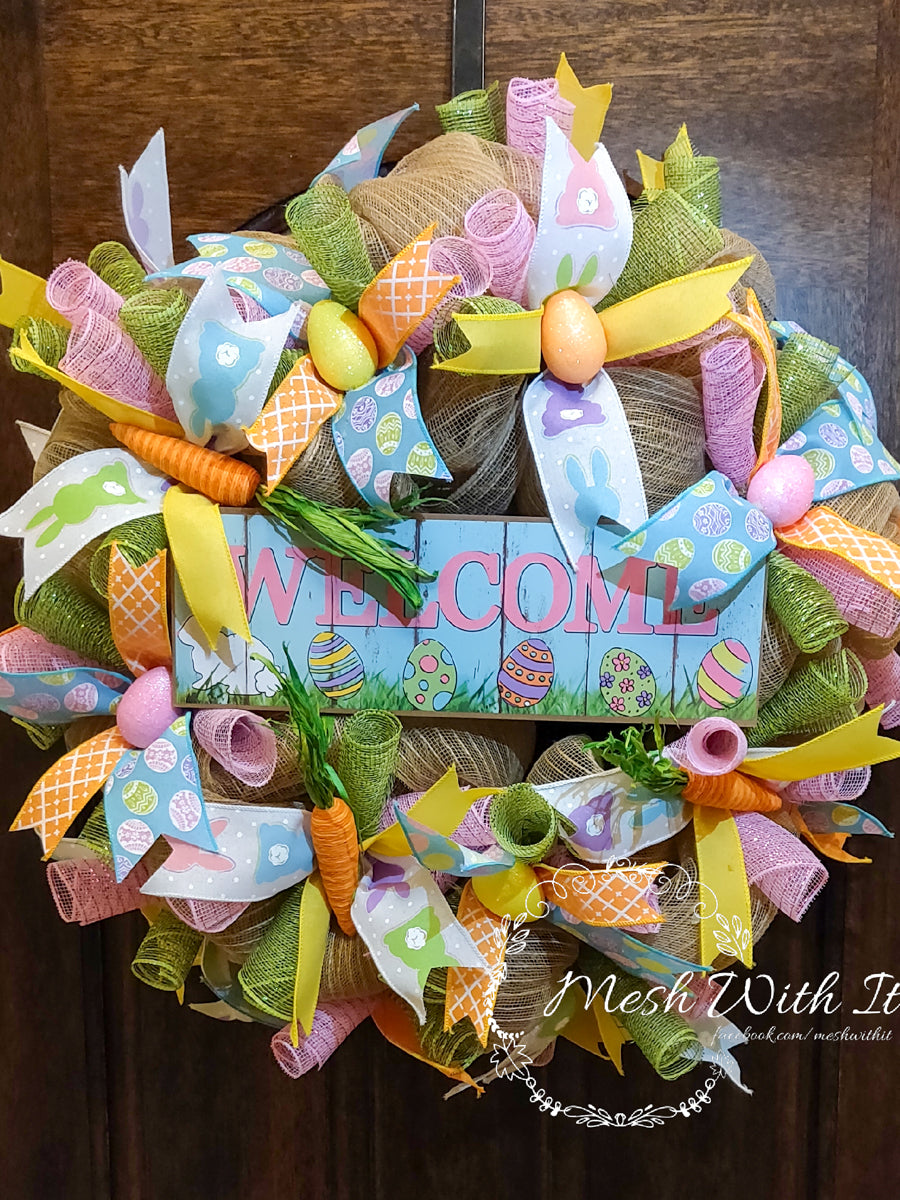 Hot Welcome Easter Wreath