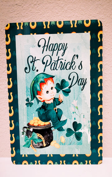 Happy St. Patrick's Day Sublimation Sign