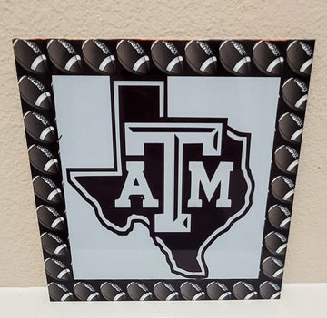 Texas A&M Football Sublimation Sign