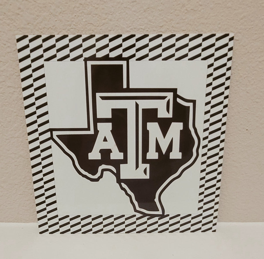 Texas A&M Sublimation Sign