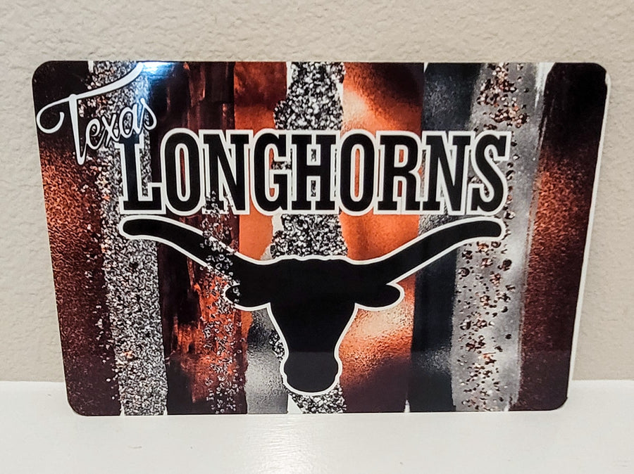 Longhorns Bling Sublimation Sign