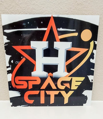 Houston Astros Space City Sublimation Sign
