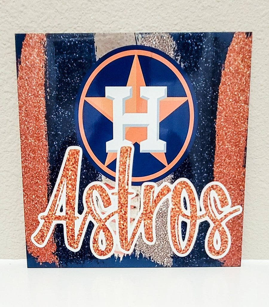 Bling Bling Houston Astros Sublimation Sign