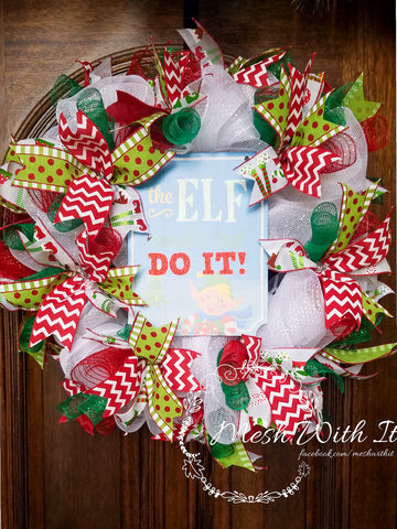 The Elf Door Wreath