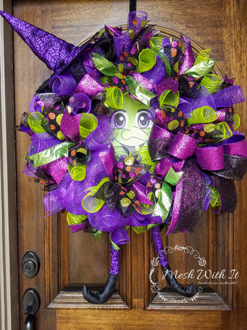 Wicked Witch Door Wreath